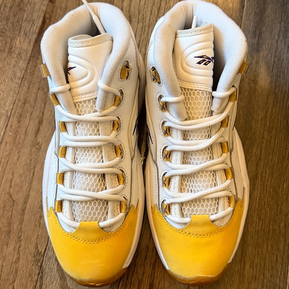 REEBOK Kobe Bryant Question Mid Basketball Shoe Sneaker Junior size 6 - Picture 9 of 11